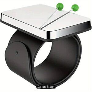 Magnetic Wristband Pincushion Pin Holder Bracelet with Strong Magnetic Grip